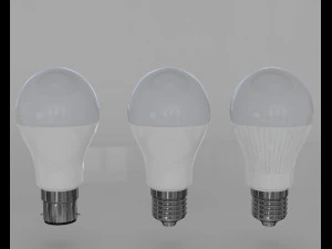 led bulb light 3D Model