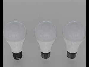 led bulb light 3D 모델