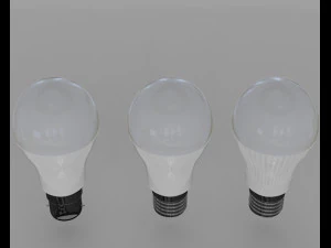 led bulb light 3D Model