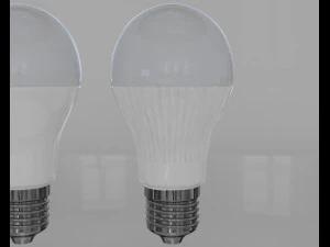 led bulb light 3D Model