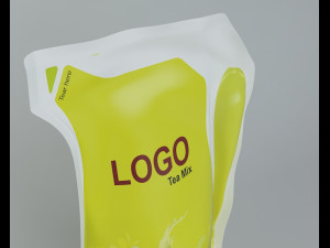 tea mix pack Model 3D