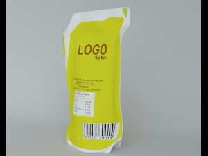 tea mix pack Model 3D