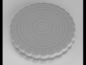 galleta de chocolate Modelo 3D