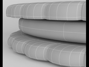 chocolate biscuit 3D 模型