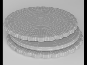 chocolate biscuit 3D 模型