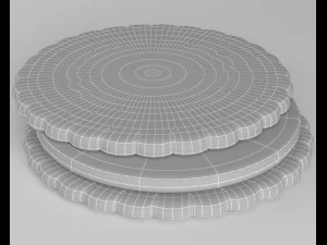 galleta de chocolate Modelo 3D