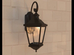 door lamp light 3D Model