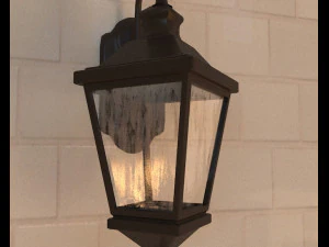 door lamp light 3D Model