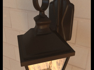 door lamp light 3D 模型