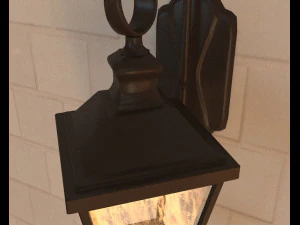 door lamp light 3D Model