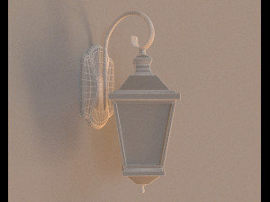 door lamp light 3D 模型