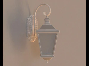 door lamp light 3D Model