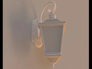 door lamp light 3D Model