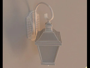 door lamp light 3D Model
