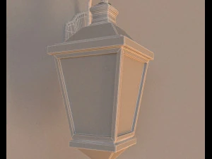 door lamp light 3D Model