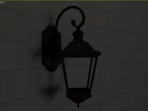 door lamp light 3D Model