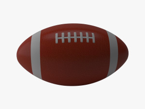 american football 3D Model