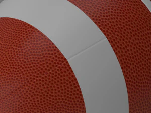 american football 3D Model