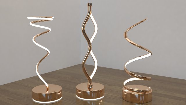 led lamp Model 3D .c4d .max .obj .3ds .fbx .stl .blend 