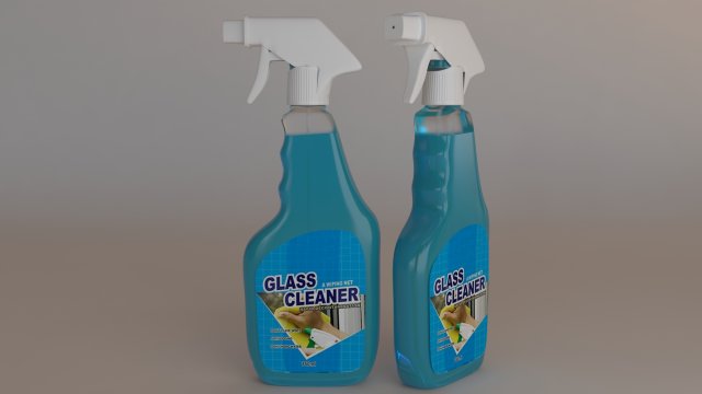 cleaner spray 3D 모델 .c4d .max .obj .3ds .fbx .stl .blend 