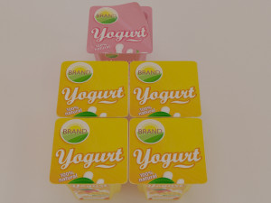 flavoured yogurt Modèle 3D