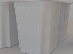 flavoured yogurt Modèle 3D