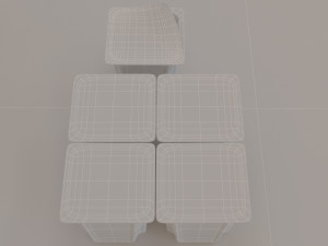 flavoured yogurt Modèle 3D