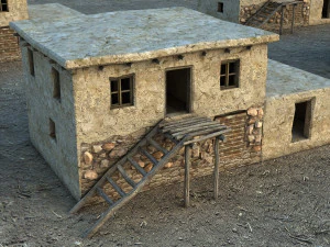 mud house 3D Model