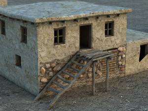 mud house 3D 모델