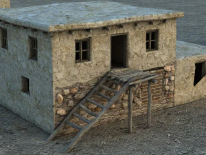mud house 3D Model