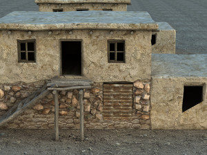 mud house 3D 모델