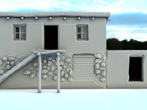 mud house 3D Model