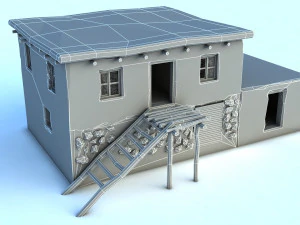 mud house 3D Model