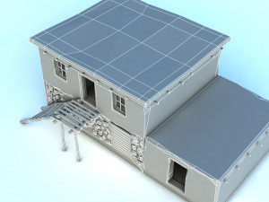 mud house 3D 모델