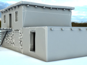mud house 3D 모델