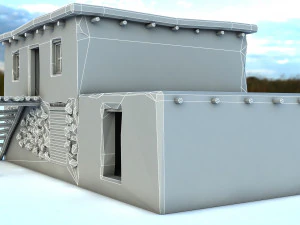 mud house 3D Model