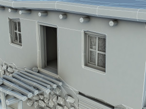 mud house 3D 모델