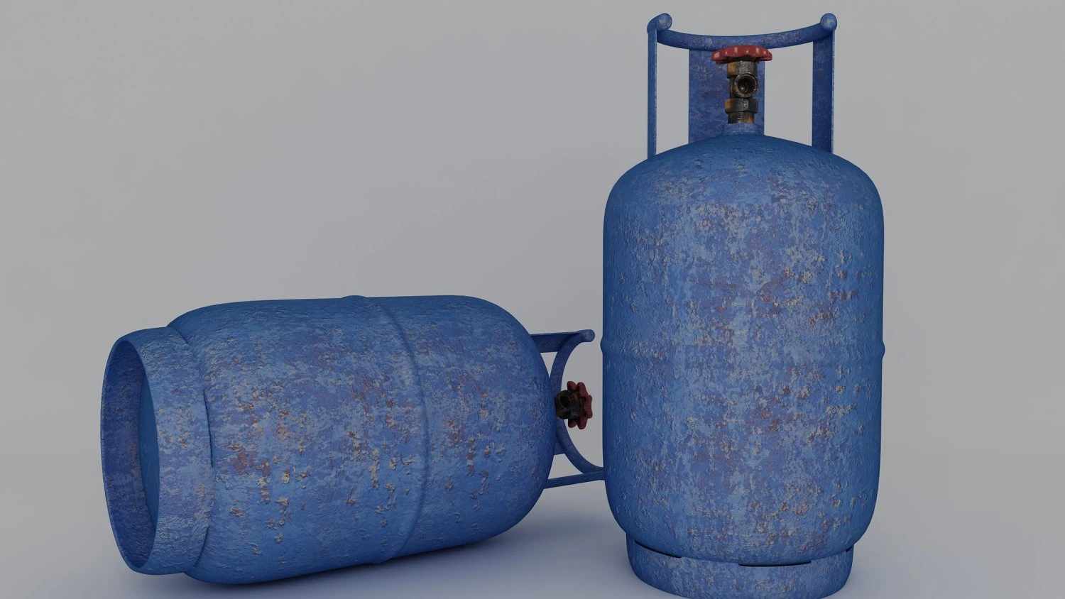 gas cylinder 3D Model .c4d .max .obj .3ds .fbx .stl .blend 