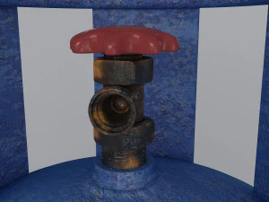 gas cylinder 3D Model