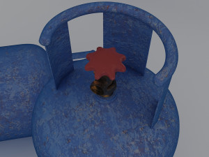 gas cylinder 3D Модель