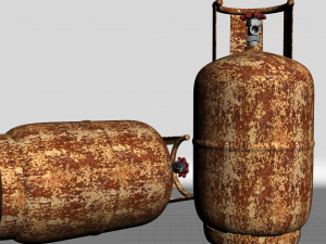 gas cylinder 3D Модель