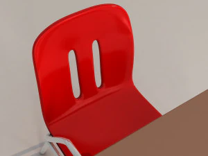 school chair 3D Model