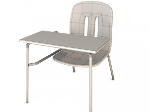 school chair Modelo 3D