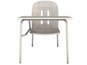 school chair Modelo 3D
