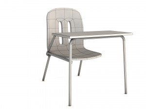 school chair Modelo 3D