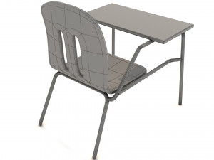 school chair Modelo 3D