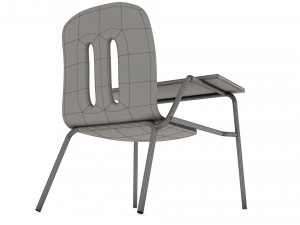 school chair Modelo 3D