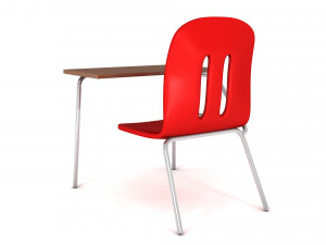 school chair Modelo 3D