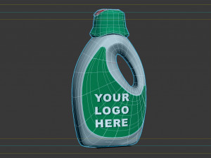 detergent liquid bottle 3D Модель
