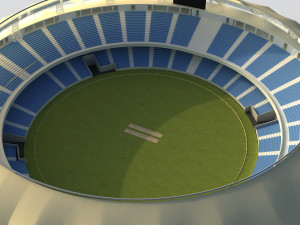 dubai cricket stadium Modèle 3D